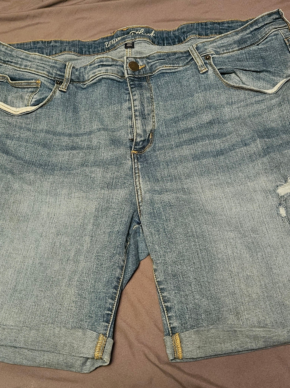 Universal Thread Light Blue Boyfriend Denim Bermuda Shorts